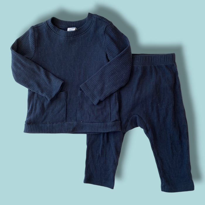 Blue Old Navy 2 piece set, 12-18m