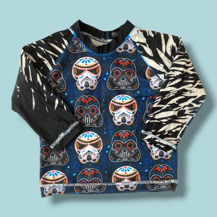 Blue Unknown Star Wars Rash guard, 3Y