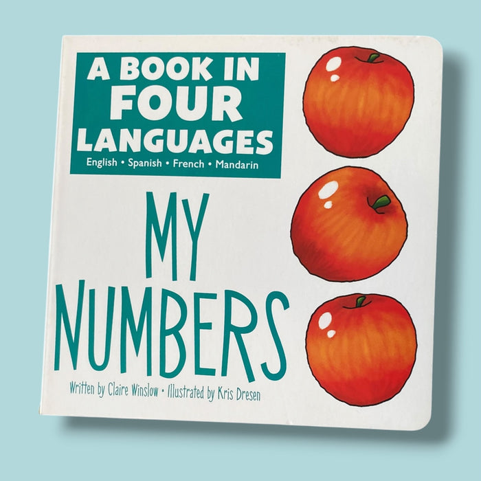 book in 4 languages numbers