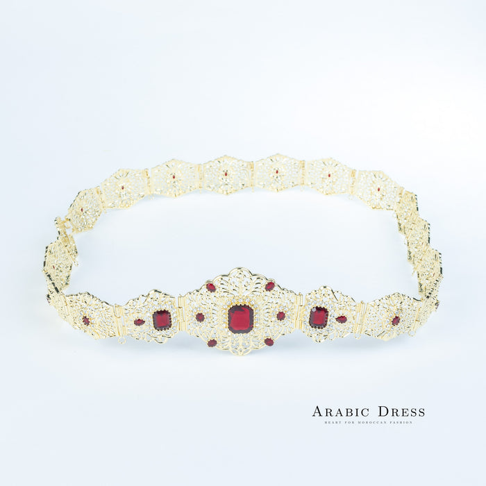 Bora Gold/Bordeaux Belt