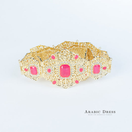 Bora Gold/Fuchsia Belt
