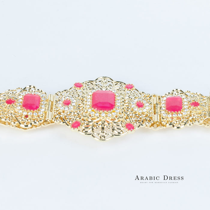 Bora Gold/Fuchsia Belt