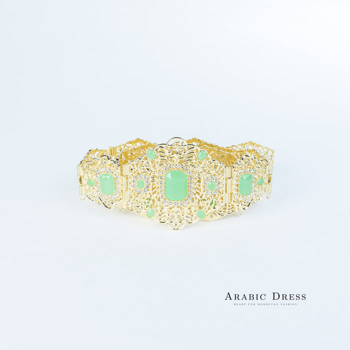 Bora Gold/Mintgreen Belt