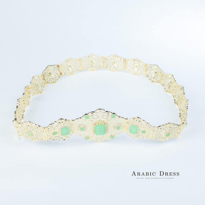 Bora Gold/Mintgreen Belt