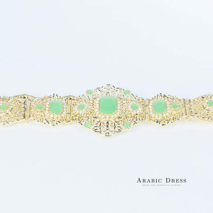 Bora Gold/Mintgreen Belt