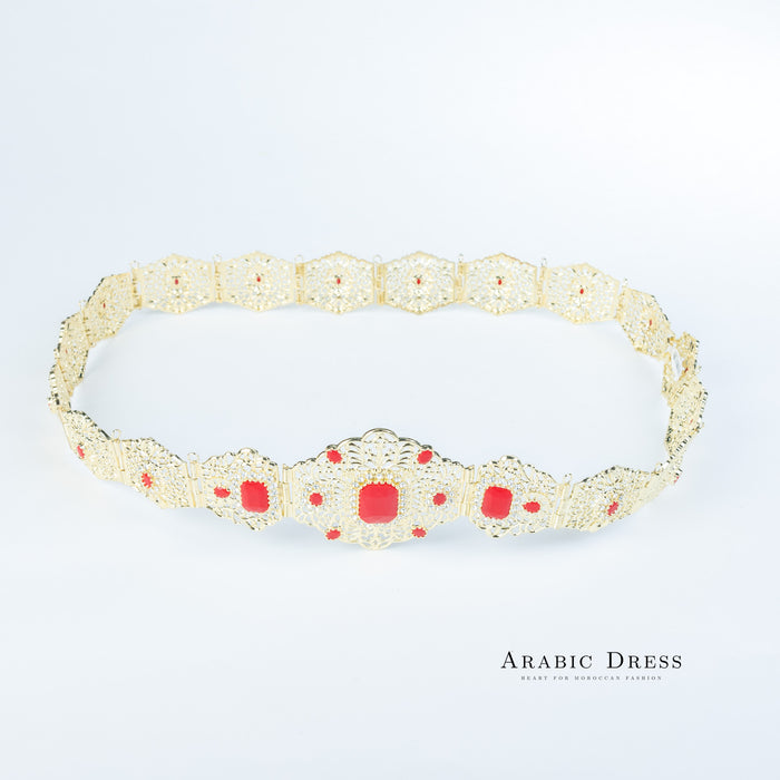 Bora Gold/Red Belt