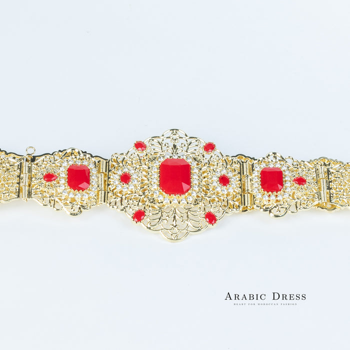 Bora Gold/Red Belt