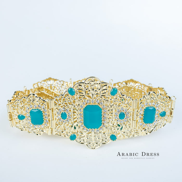 Bora Gold/Teal Belt