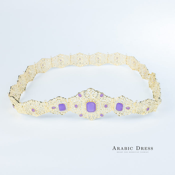 Bora Gold/Violet Belt