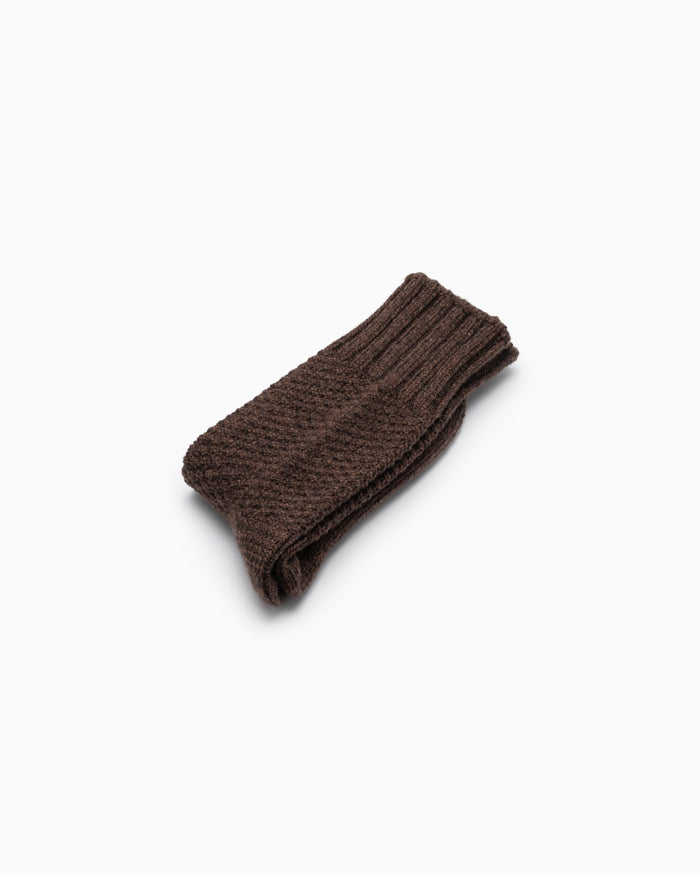 Boston Wool Boot Sock - Mocha