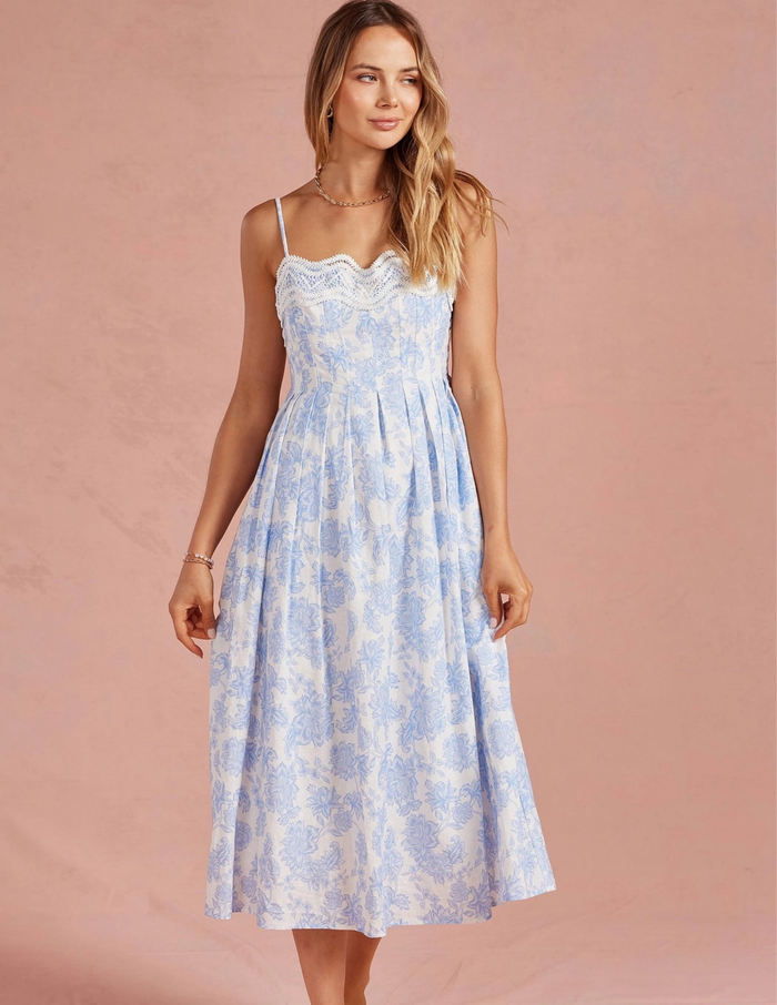 Botanical Garden Midi Dress