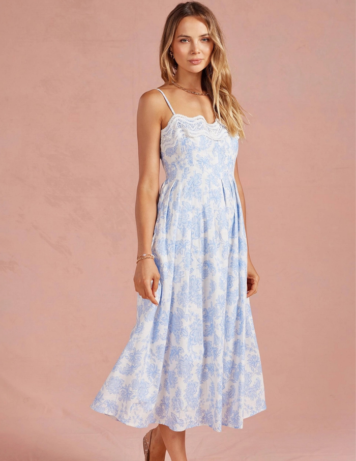 Botanical Garden Midi Dress