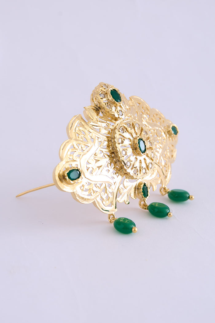 Broch Lim Gold/Green
