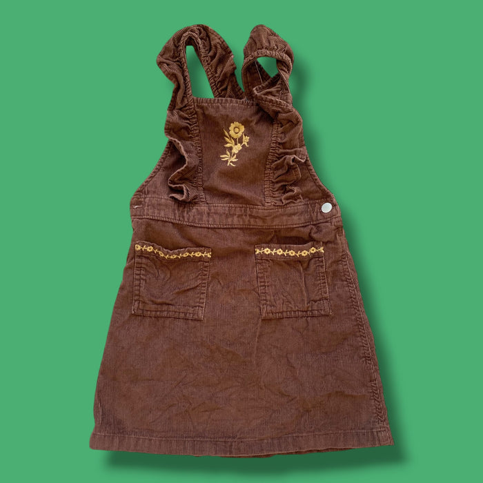 Brown Old Navy Cord Skirtall, 4Y