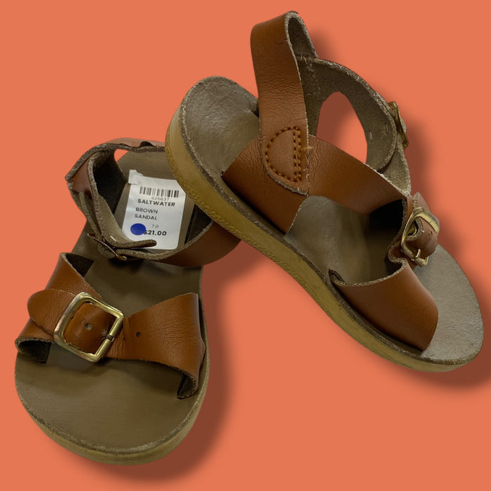 Brown Saltwater Sandal, 7.0
