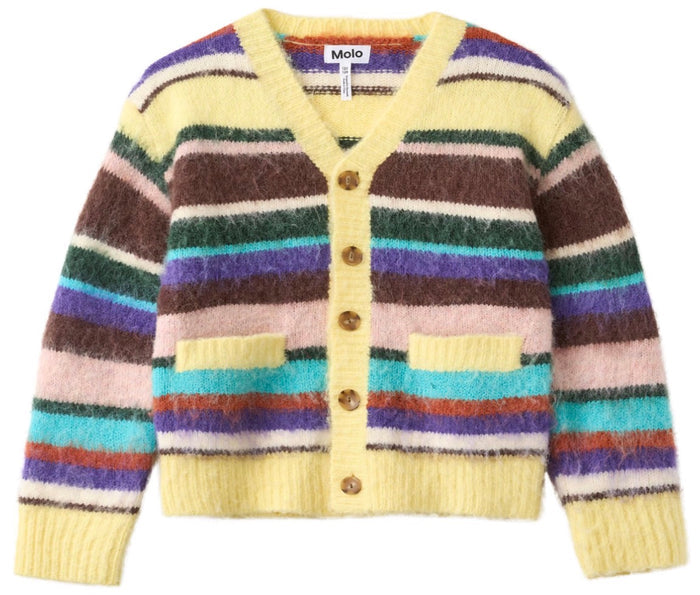 Brutus Cardigan - Gemstone Stripe