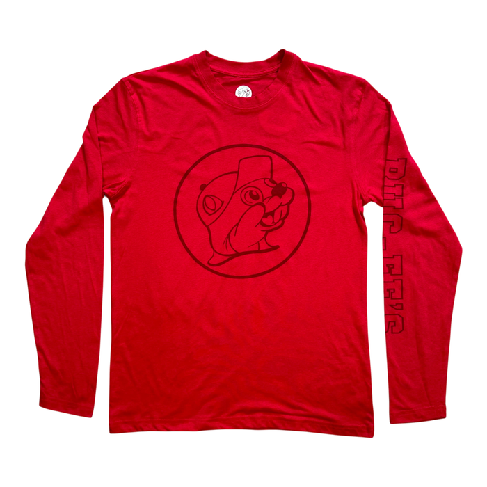 Red long-sleeve t-shirt - soft cotton material