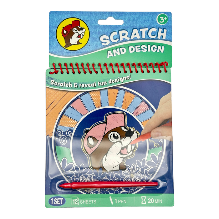Buc-ee’s Scratch and Design Art Pad