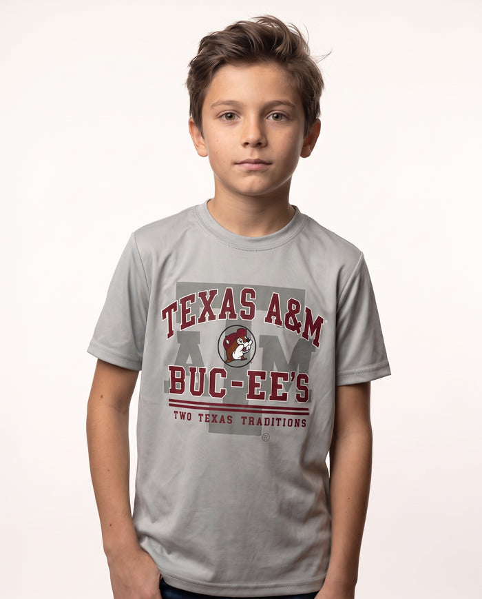Buc-ee's Youth Texas A&M Performance T-Shirt