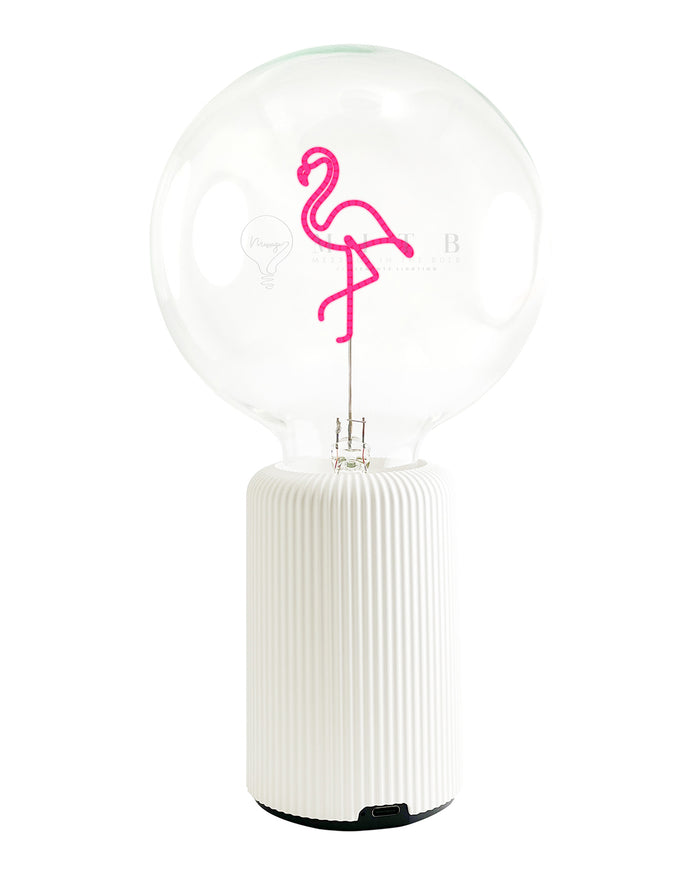 Bulb FLAMINGO Red with Base Table Lamp PORTABLE Pop Nomad Emerald