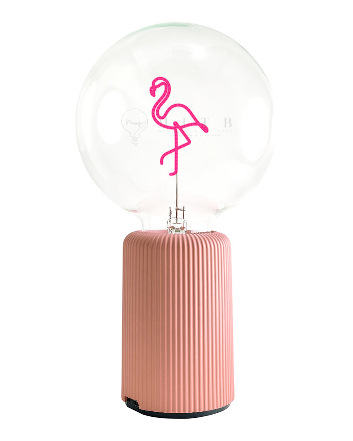 Bulb FLAMINGO Red with Base Table Lamp PORTABLE Pop Nomad Emerald