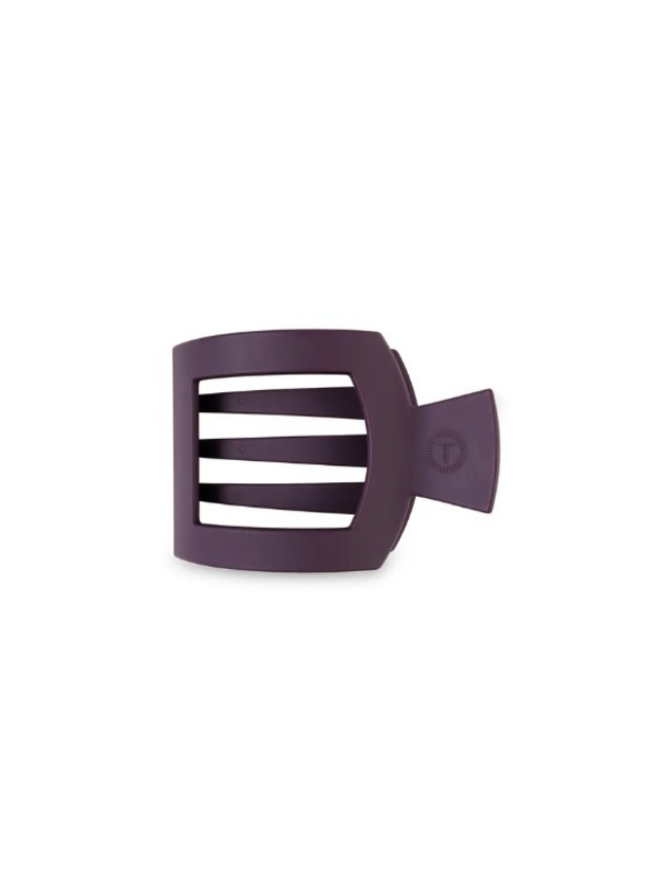 Burgundy Bliss Small Flat Square Hair Clip