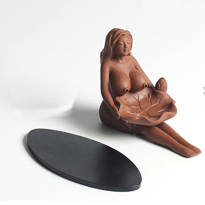 Burner: Back Flow Incense Burner (Bathing Beauty) Backflow