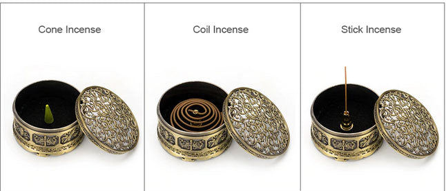 Burner: Bronze Censor for Incense or Herbs.