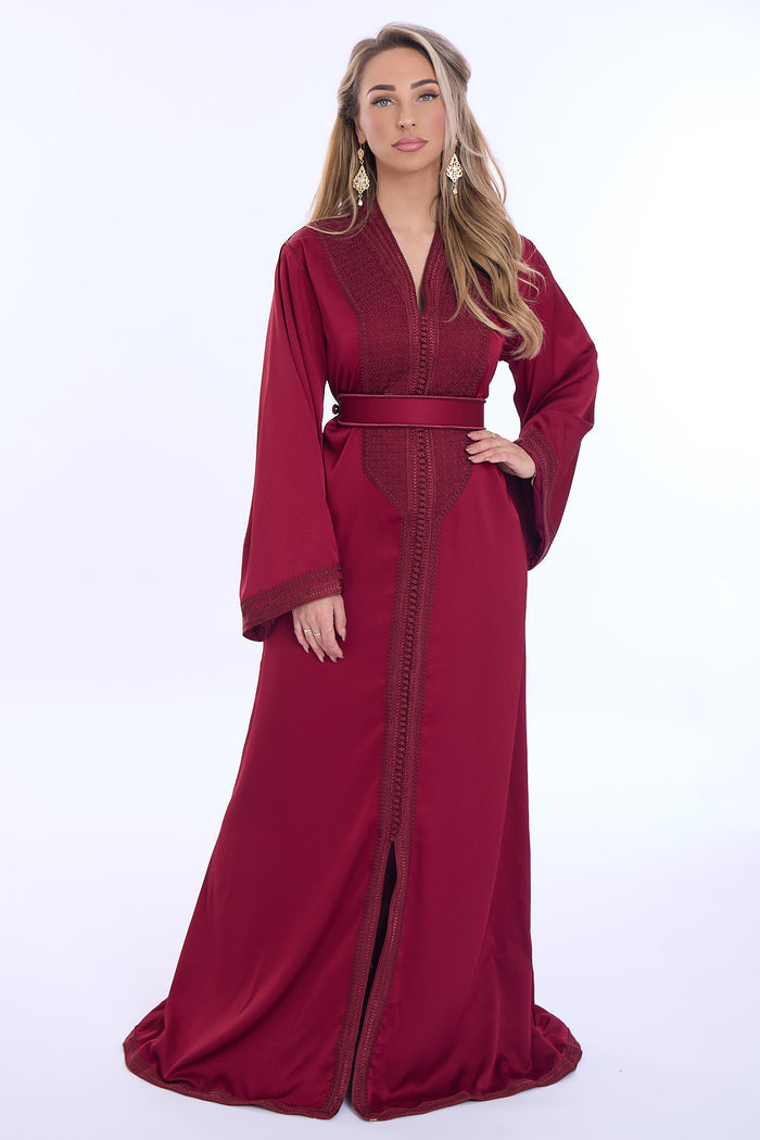 Caftan Ambar  Pomegrante