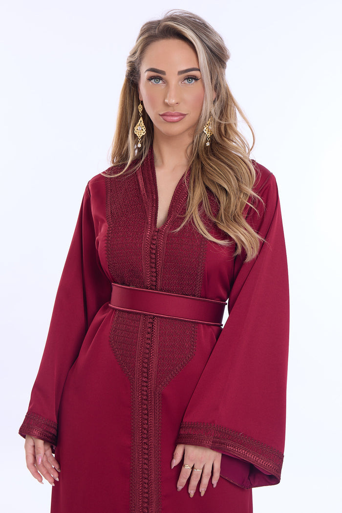 Caftan Ambar  Pomegrante