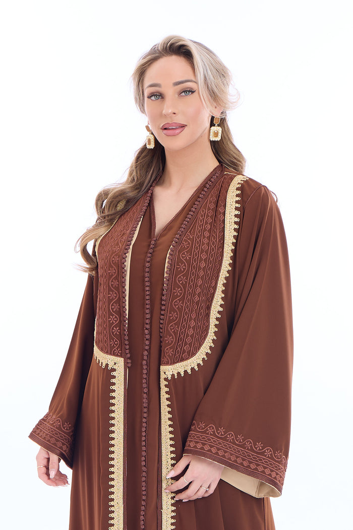 Caftan Asmahan Brown