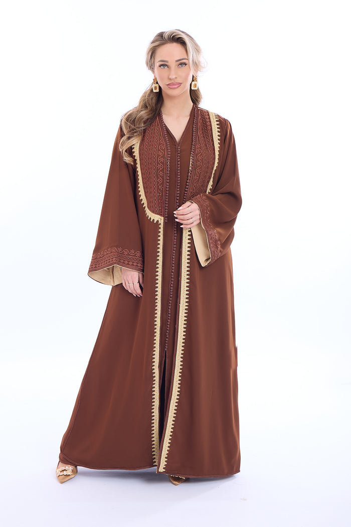 Caftan Asmahan Brown