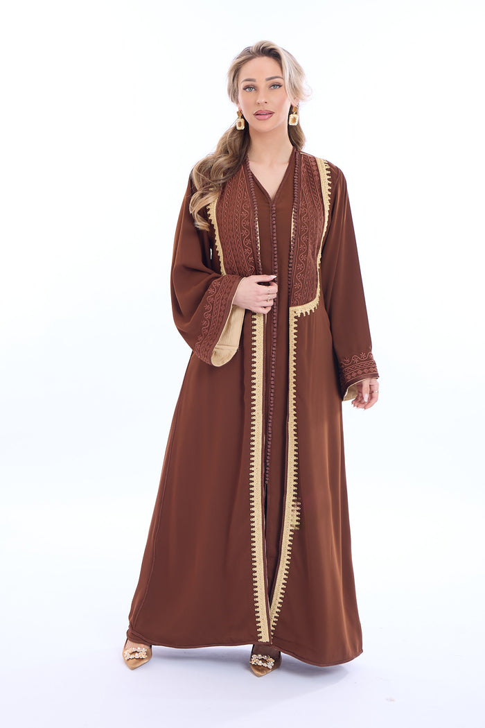 Caftan Asmahan Brown
