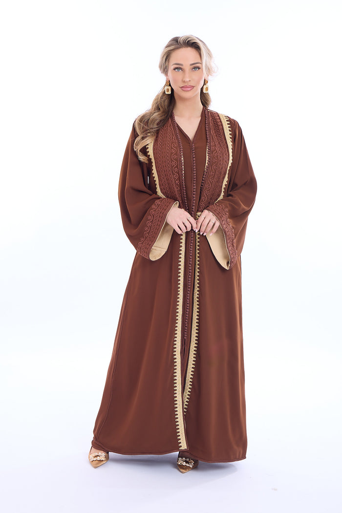 Caftan Asmahan Brown