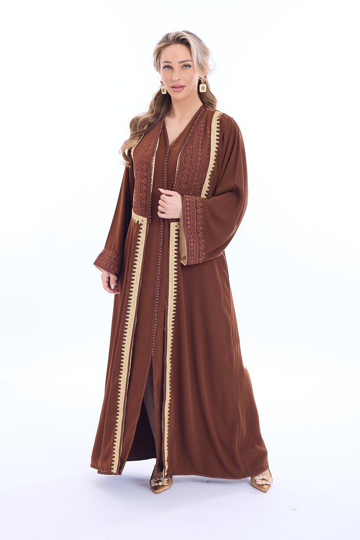 Caftan Asmahan Brown