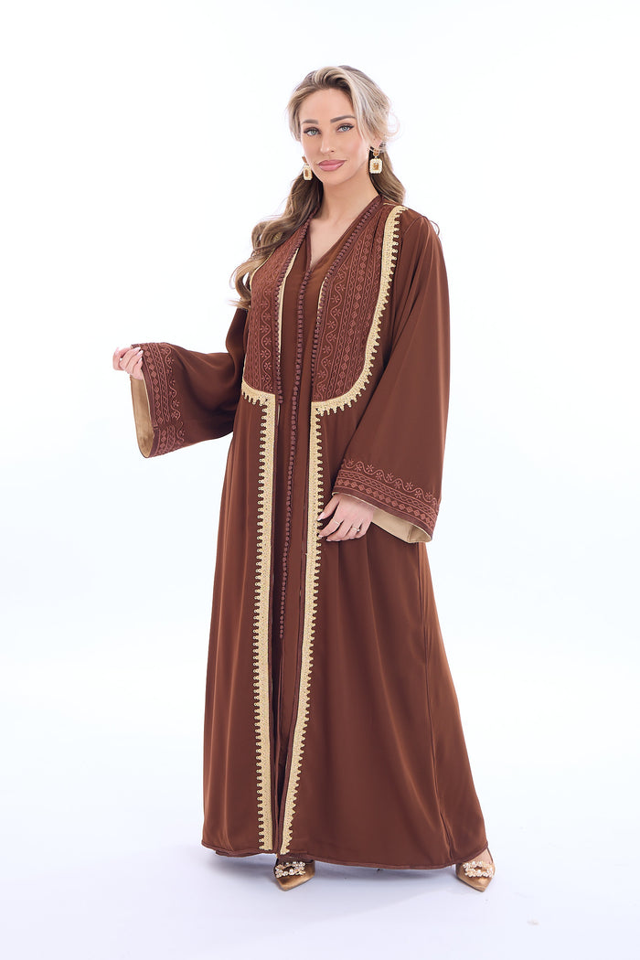 Caftan Asmahan Brown