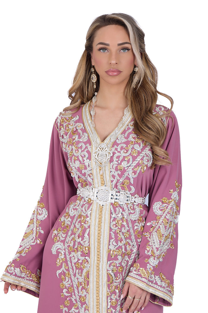 Caftan Ayanna Paleviolet pink