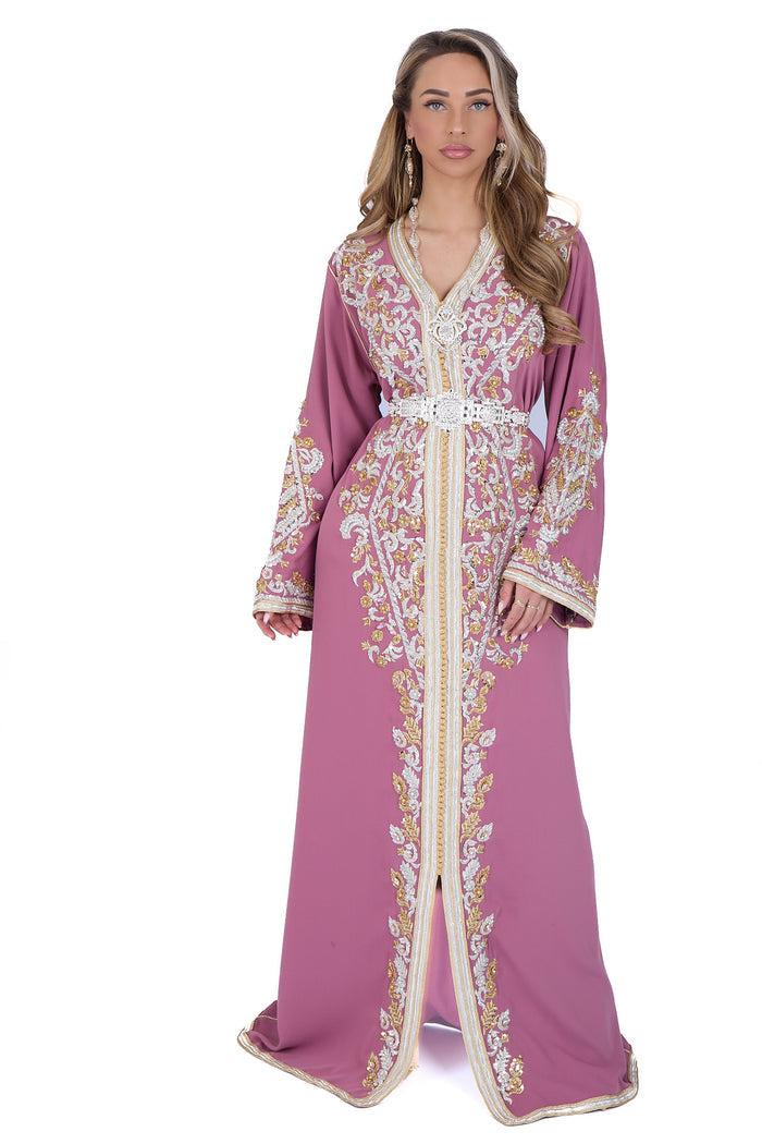 Caftan Ayanna Paleviolet pink