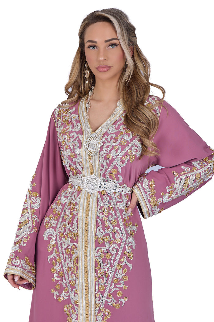 Caftan Ayanna Paleviolet pink