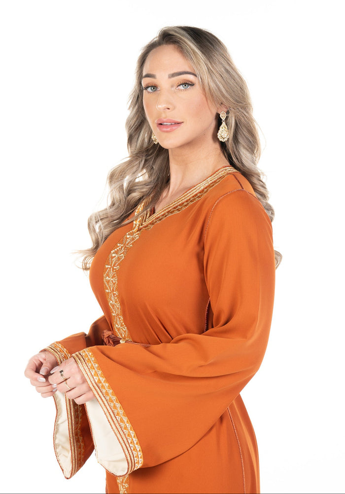 Caftan Basma  Orange