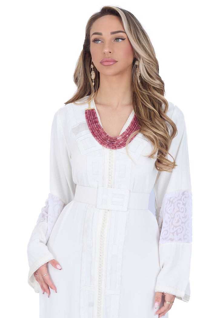 Caftan Chifa Brokenwhite