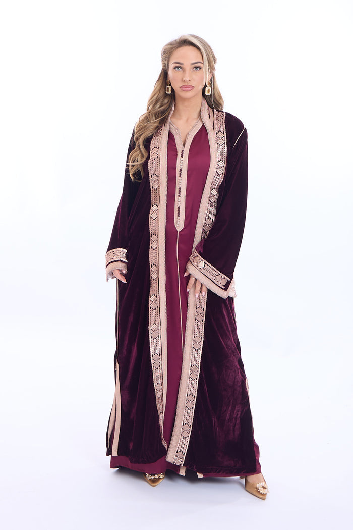 Caftan Ciyad Borderaux
