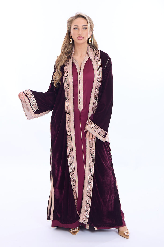 Caftan Ciyad Borderaux