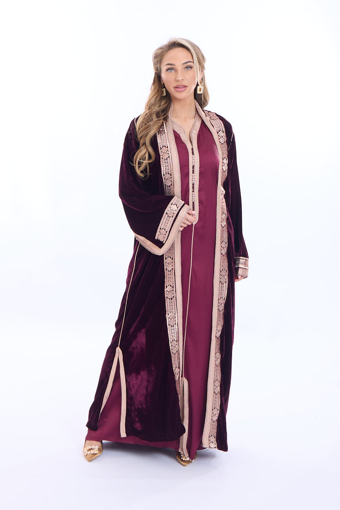Caftan Ciyad Borderaux