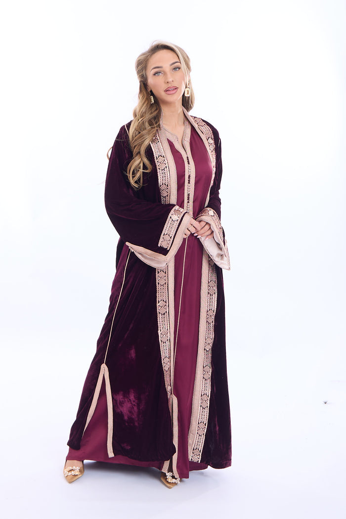 Caftan Ciyad Borderaux