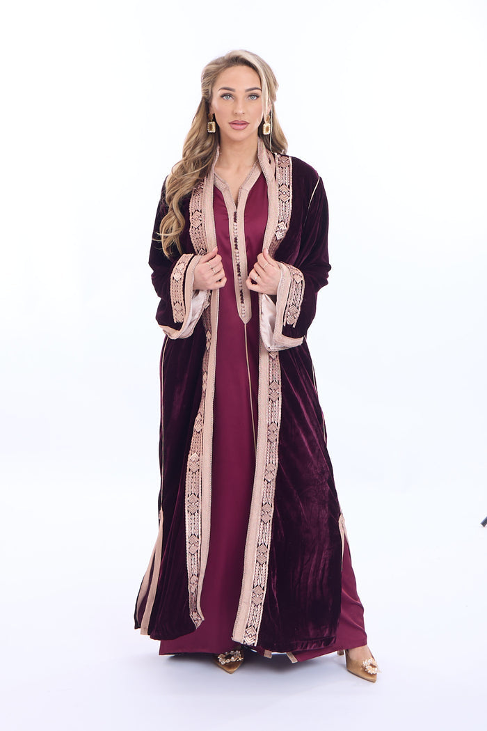 Caftan Ciyad Borderaux