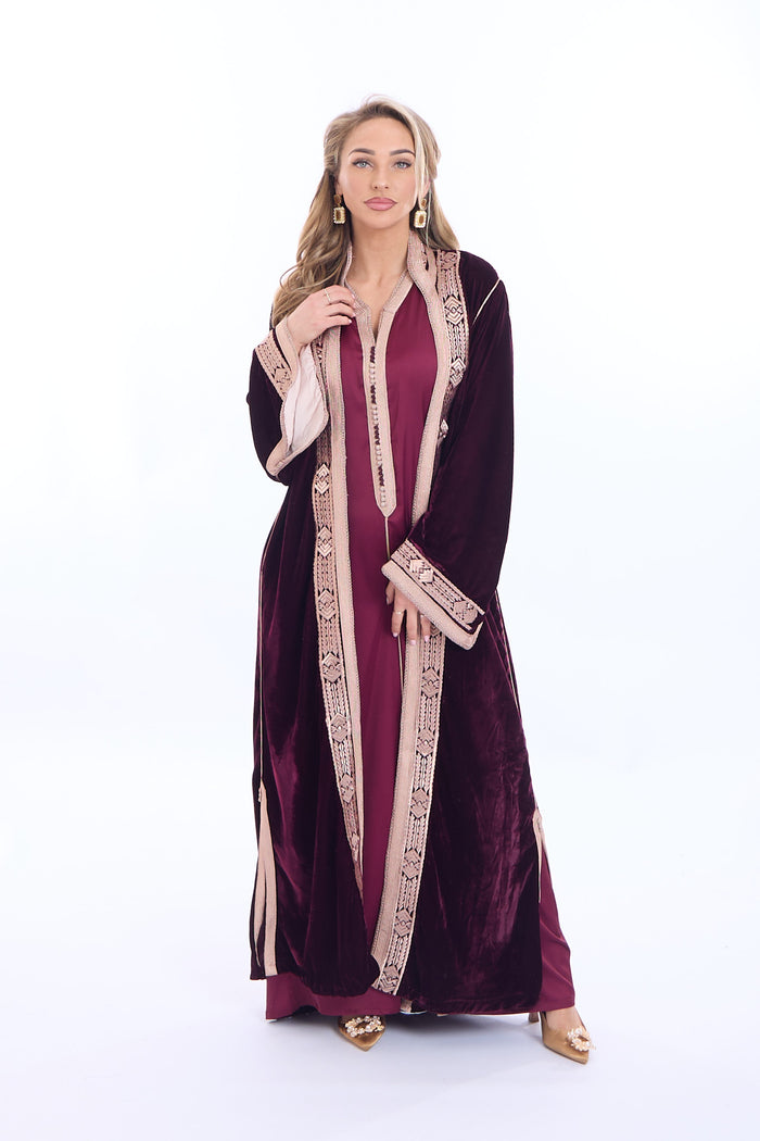 Caftan Ciyad Borderaux