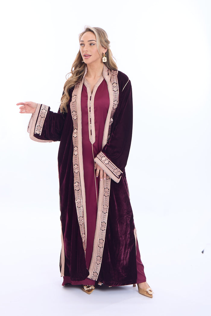 Caftan Ciyad Borderaux