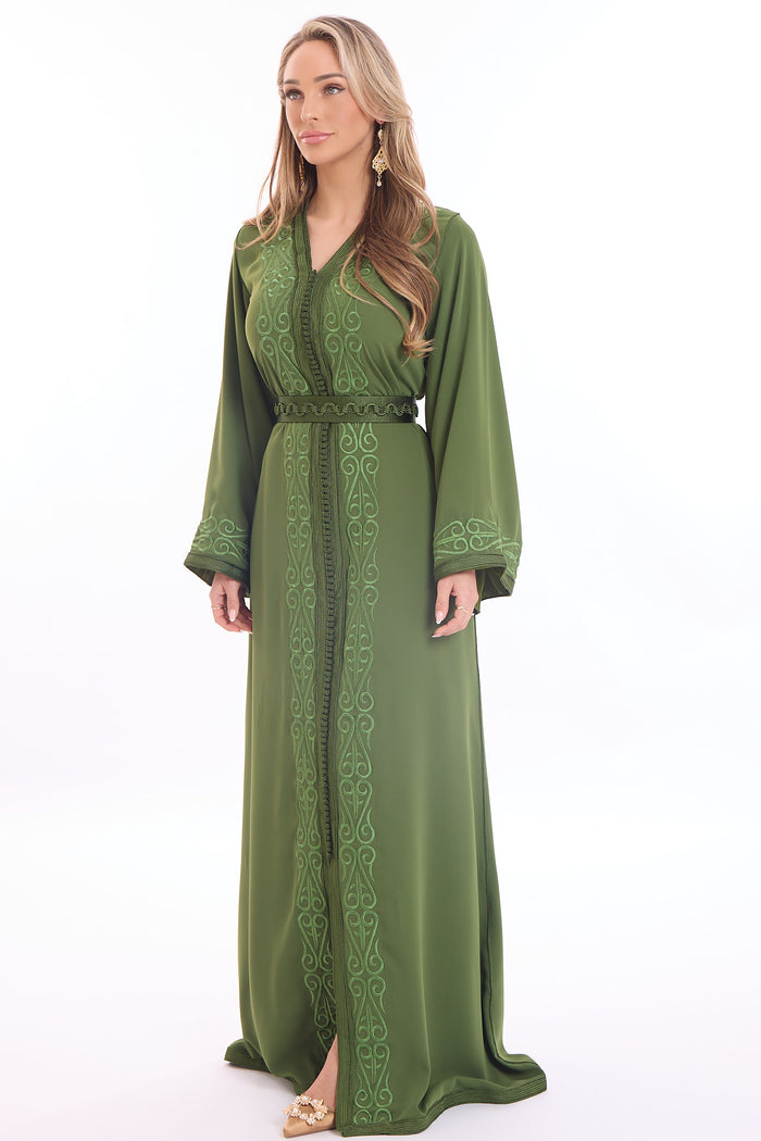 Caftan Fana Olivegreen