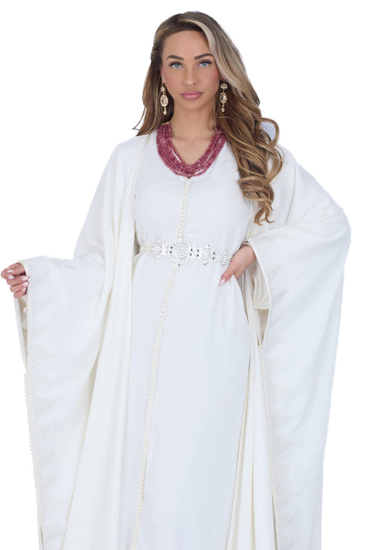 Caftan Fatin Brokenwhite